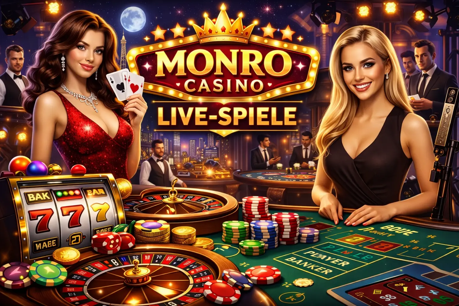 Monro Casino Live-Spiele